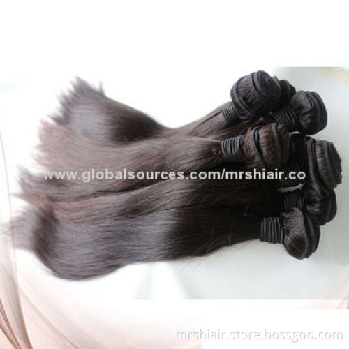 22-inch Grade 6A, Unprocessed Brazilian Remy Hair Weave